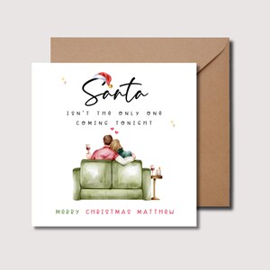 Cartão de Natal para marido, cartão de Natal para marido, cartão de Natal rude para namorado, cartão de Natal para parceiro, cartão de Natal engraçado, WW0531