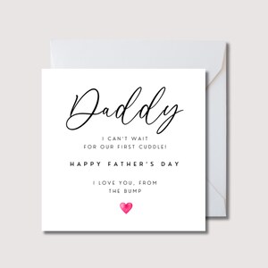 Biglietto per la festa del papà, biglietto per la festa del papà futuro papà, biglietto per la festa del papà dal pancione, biglietto non vedo l'ora di incontrarti, biglietto per futuro papà, WW1010