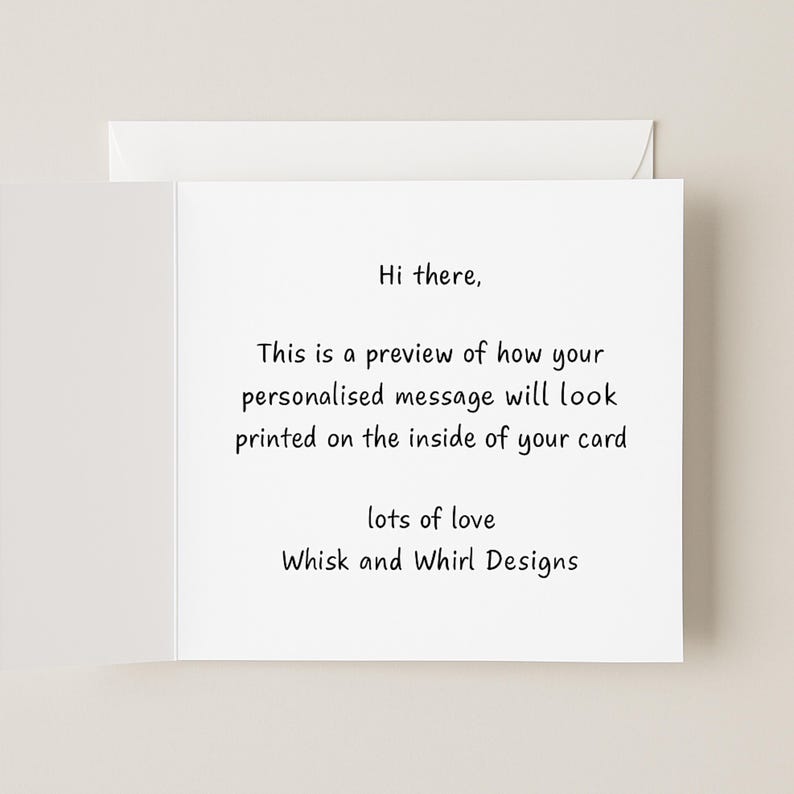 Crochet Heart 2nd Anniversary Card: Cotton Wedding Anniversary, WW0775 image 6