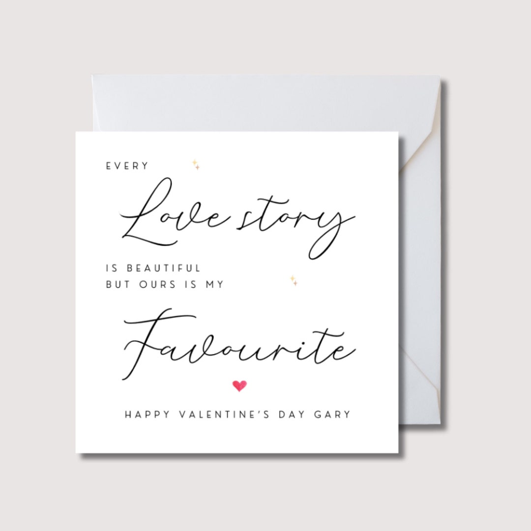 Valentines Day Card, Husband Valentine Card, Wife Valentine Card ...