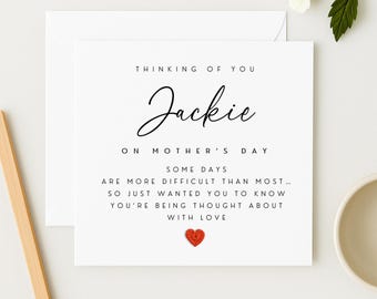 Thinking of You Mother’s Day Card | Personalised Name Option | WW0798