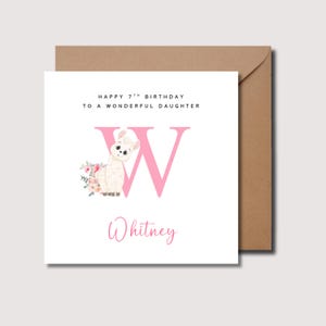 Carte d'anniversaire pour fille, carte pour fille de tout âge, carte d'anniversaire pour fille, anniversaire de fille spécial. À Une carte fille incroyable, WW0101