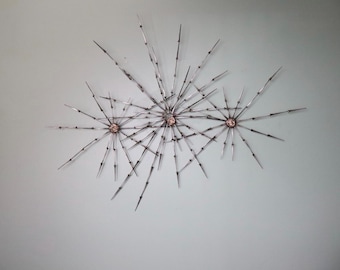 Abstract brutalist nail sculpture