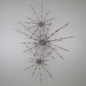 Abstract brutalist nail sculpture