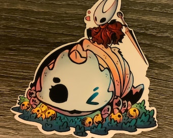 Hornet and Bell Beast - Silksong/Hollow Knight STicker