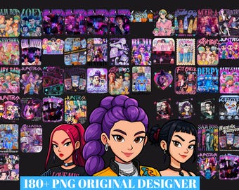 180+ Saja Boys Boy Band PNG Bundle, Girl Dinner Png, Kpop Demon Inspired Movie SVG, Demon Hunters png, Kpop Shirt Sublimation Designs