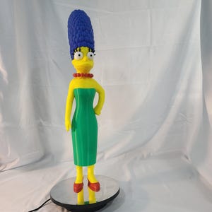 24&quot; Marge Simpson 3D Printed Statue – Full Color Display Figure
