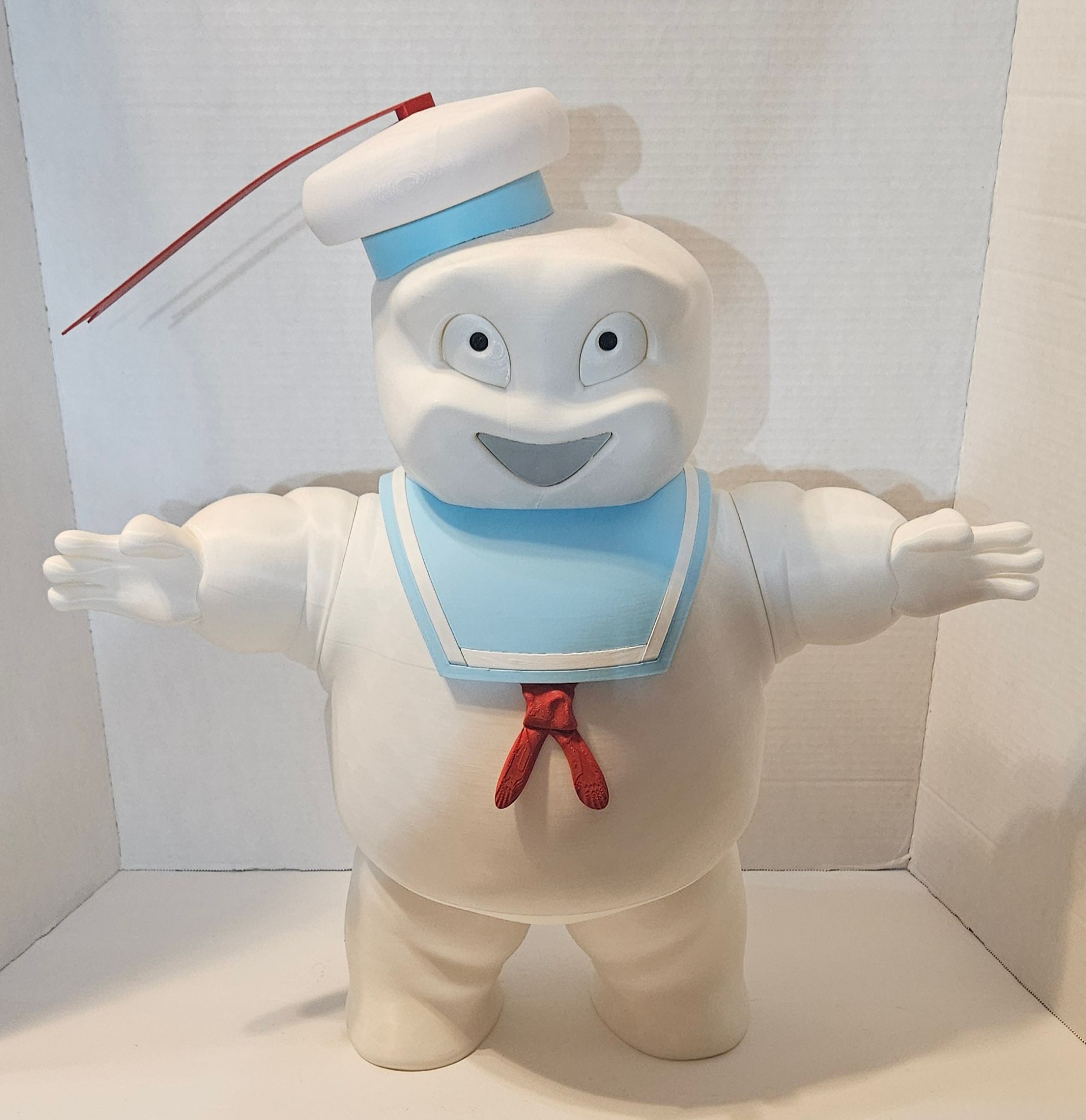 21 Inch 3d Printed Stay Puft Ghostbuster Marshmallow Man - Etsy