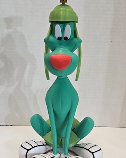 3d Printed Marvin the Martian K-9 Dog Figure - Etsy