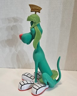 3d Printed Marvin the Martian K-9 Dog Figure - Etsy