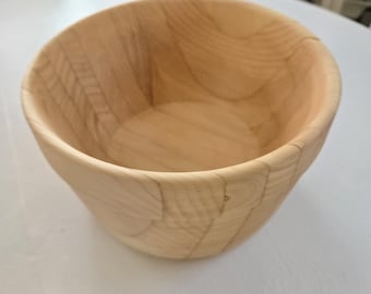 Handmade Wooden Bowl -- Farmhouse Kitchen Decor -- Artisan Made