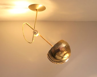 Modern Spotlight | IRIS SPOT: Brass Ceiling Light | Modern Pendant Lamp