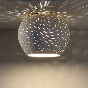 CLAYLIGHT KORALLE 18 cm. | Unterputz Deckenleuchte | Minimalistische Keramik Deckenlampe | Einzigartige Leuchte