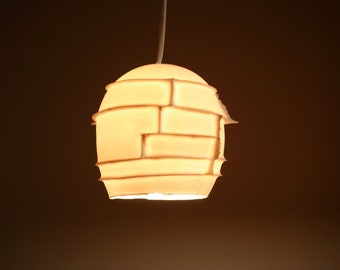 SPIKES PENDANT| Handcrafted Porcelain Pendant | Unique Designer Lighting