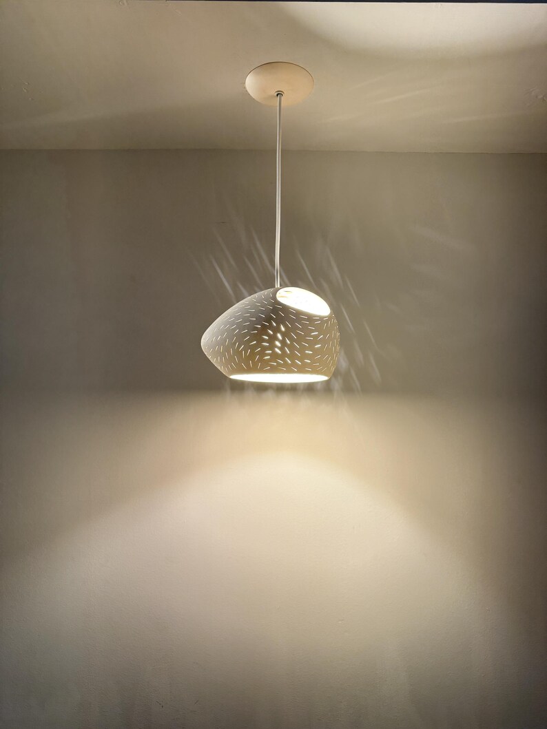 CLAYLIGHT DOUBLE CUT | Handcrafted Ceramic Pendant Light | Retro Style image 11
