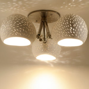 Ceramic Ceiling Lamp CLAYLIGHT CLOVER Modern Lighting Semi-Flush Mount Lighting Fixture Bild 4