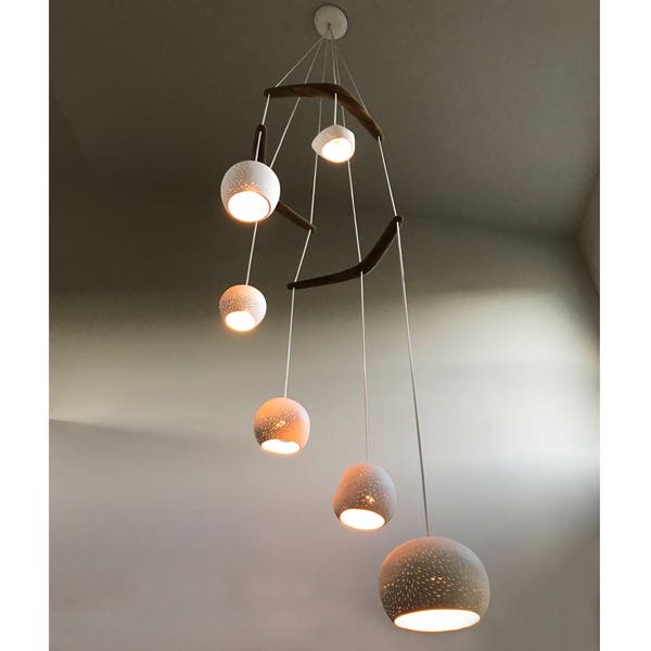 Ceramic Light Fixture Etsy