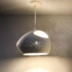 CLAYLIGHT DOUBLE CUT | Handcrafted Ceramic Pendant Light | Retro Style image 12