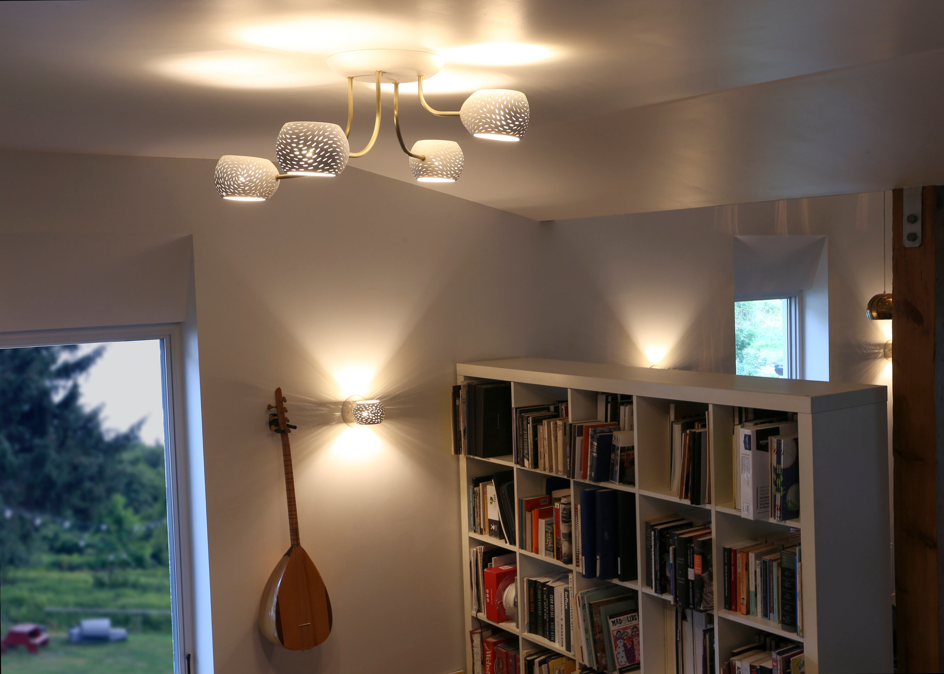 Clover shaped deals flush mount light