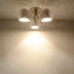 Ceramic Ceiling Lamp CLAYLIGHT CLOVER Modern Lighting Semi-Flush Mount Lighting Fixture image 5