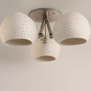 Ceramic Ceiling Lamp CLAYLIGHT CLOVER Modern Lighting Semi-Flush Mount Lighting Fixture Bild 3