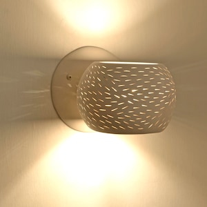 Designer Wall Light PORCUPINE SCONCE Ceramic Wall Lamp Unique Lighting image 1