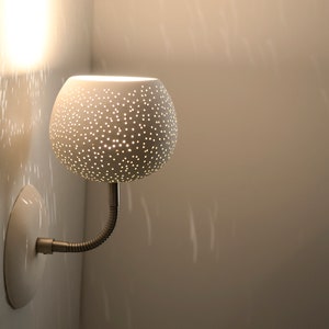 CLAYLIGHT SCONCE | Designer Wall Light | Ceramic Wall Lamp |  Unique Lighting