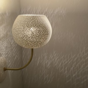 Sconce Light | LARGE CLAYLIGHT SCONCE | Ceramic Wall Lamp | Mood Lighting