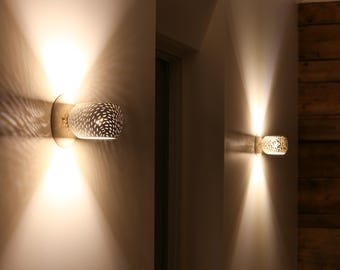 2 WANDEL-PAKET | Zwei Stachelschwein Wandlampen | Flur Schlafzimmer Beleuchtung | Sparen Sie, wenn Sie zwei kaufen