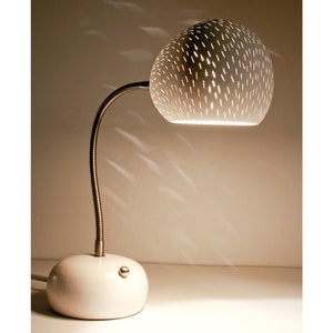 Handmade Task Lighting Claylight PORCUPINE DESK LAMP Claylight Porcupine Touch Dimmer Operated image 1