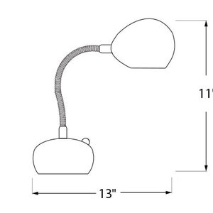 Handmade Task Lighting Claylight PORCUPINE DESK LAMP Claylight Porcupine Touch Dimmer Operated image 3