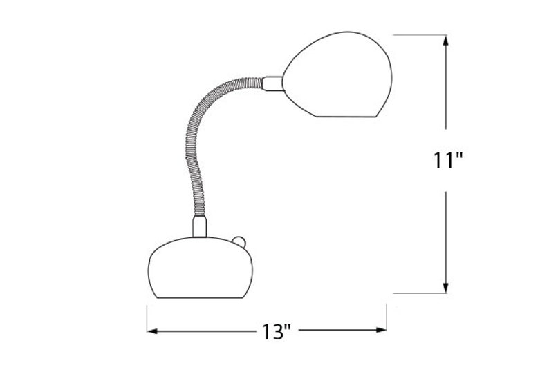 Handmade Task Lighting Claylight PORCUPINE DESK LAMP Claylight Porcupine Touch Dimmer Operated image 3