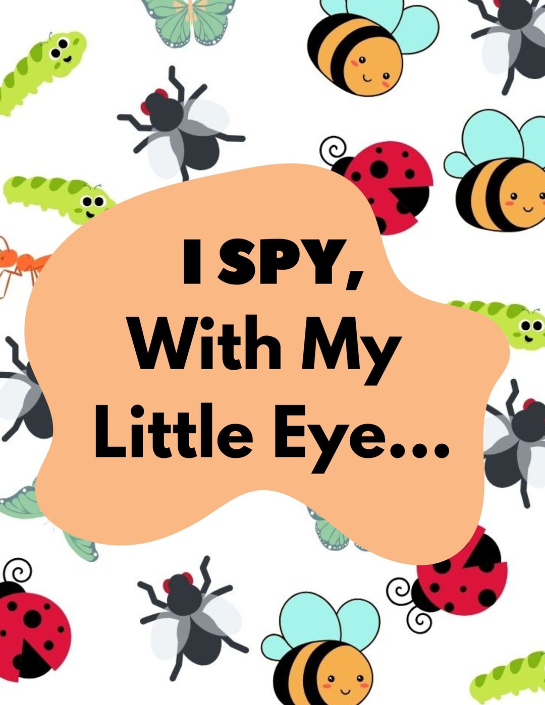 I Spy Activity Sheets for Kids - Etsy