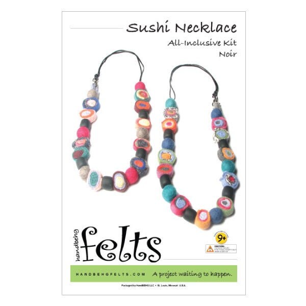 HBF Kit - Sushi Necklace - Noir/Black