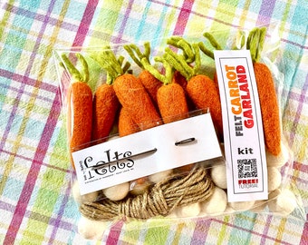 GARLAND KIT - Felt Carrot