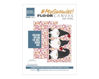 Floor Canvas-MyGnomiesValentine Fabric Bundle & Pattern - BEHG DESIGNS for Premier Prints