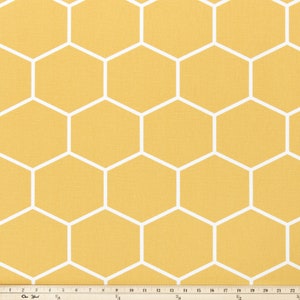 Shapes Brazilian Yellow 7oz Cotton Duck - Premier Prints