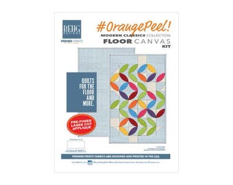 Floor Canvas-MCC Orange Peel 2 Fabric and Pattern Kit - BEHG DESIGNS for Premier Prints