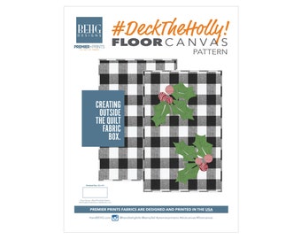 Floor Canvas-DeckTheHolly Fabric Bundle & Pattern - BEHG DESIGNS for Premier Prints