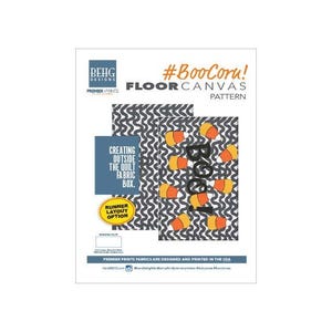 Floor Canvas-Boo Corn Fabric Bundle & Pattern - BEHG DESIGNS for Premier Prints