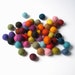 1CM Multi Mix - 50PC Felt Balls 