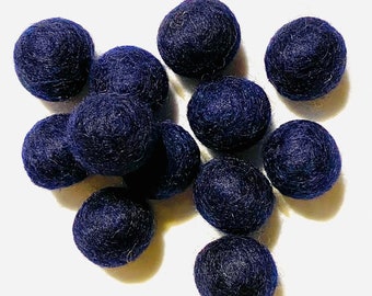 24PC Single Color Pack - ADMIRAL Felt Balls