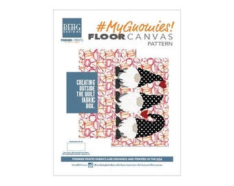 Floor Canvas-M yGnomies Valentine Fabric Bundle & Pattern - BEHG DESIGNS for Premier Prints
