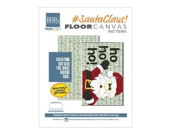 Floor Canvas-SantaClaus Fabric Bundle & Pattern - BEHG DESIGNS for Premier Prints