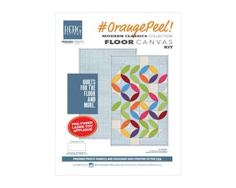 Floor Canvas-MCC Orange Peel 2 Fabric and Pattern Kit - BEHG DESIGNS for Premier Prints