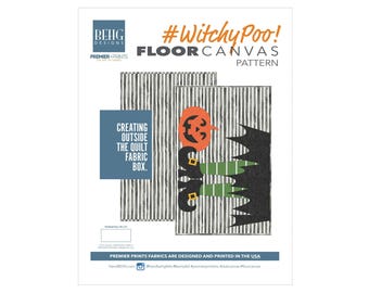 Floor Canvas-Witchy Poo Fabric Bundle & Pattern - BEHG DESIGNS for Premier Prints