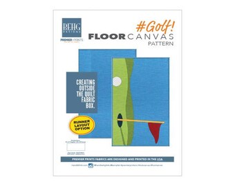 Floor Canvas-Golf Fabric Bundle & Pattern - BEHG DESIGNS for Premier Prints