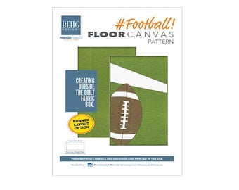 Floor Canvas-Football Fabric Bundle & Pattern - BEHG DESIGNS for Premier Prints
