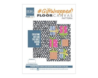 Floor Canvas-GiftWrappedBirthday Fabric Bundle & Pattern - BEHG DESIGNS for Premier Prints