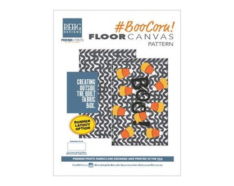 Floor Canvas-Boo Corn Fabric Bundle & Pattern - BEHG DESIGNS for Premier Prints